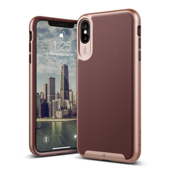 Etui Caseology do iPhone XS Max Wavelenght Burgundy