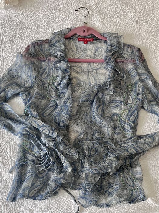 Blusa azul René Derhy