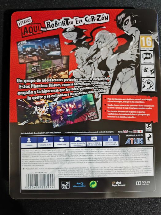 Persona 5 (Steelbook PS4)