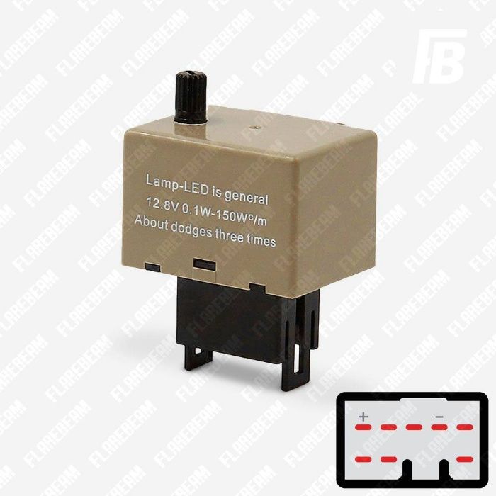 Реле поворотов для светодиодных LED ламп диодный указатель поворотник