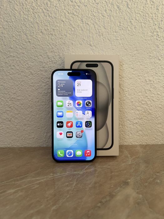 iPhone 15 128gb 96% czarny stan bardzo dobry