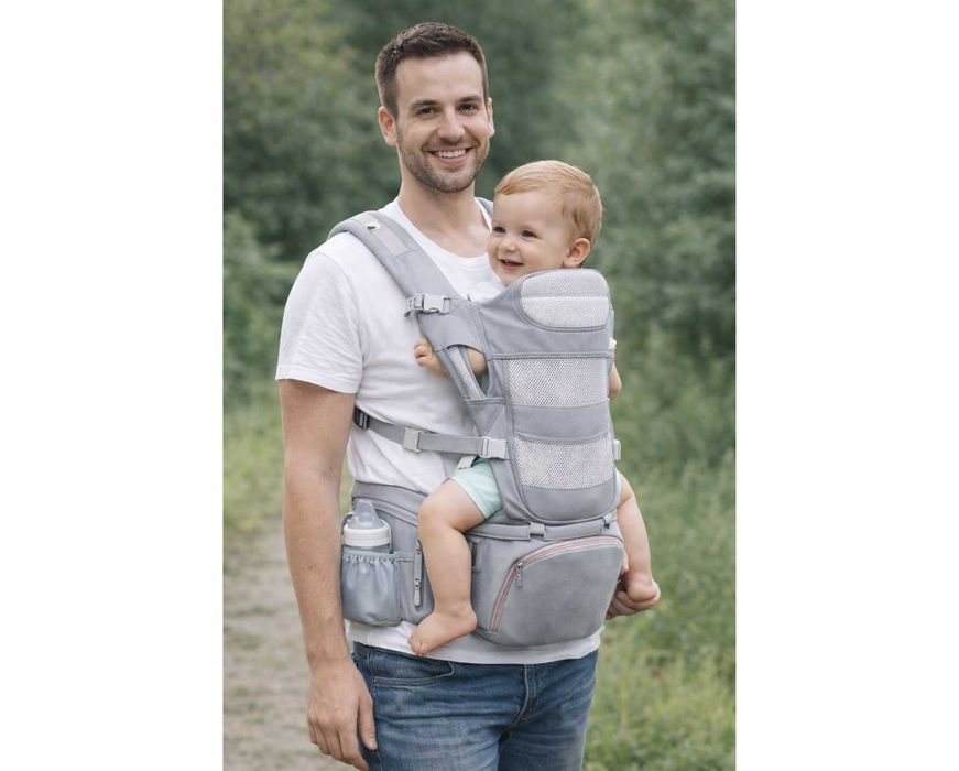 NOWE Nosidełko Wielofunkcyjne 12w1 Nosidło Biodrowe Ergonomiczne 20 Kg