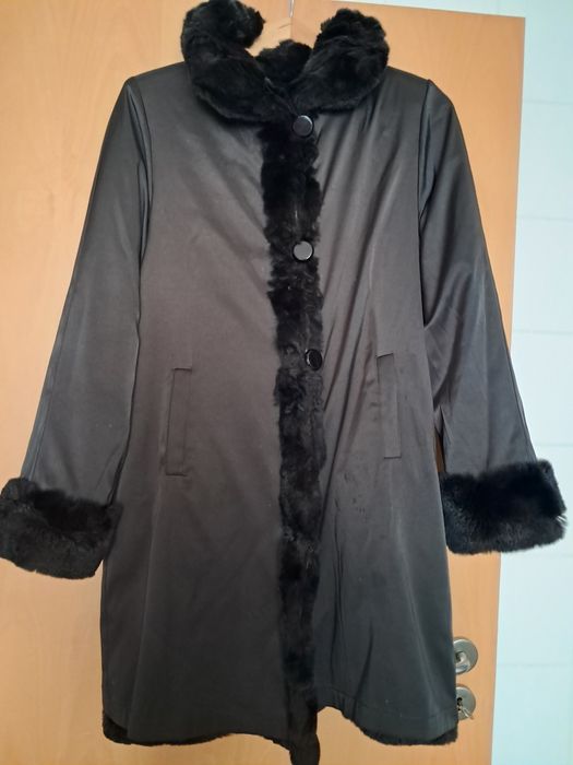 Vendo casaco de pele de coelho