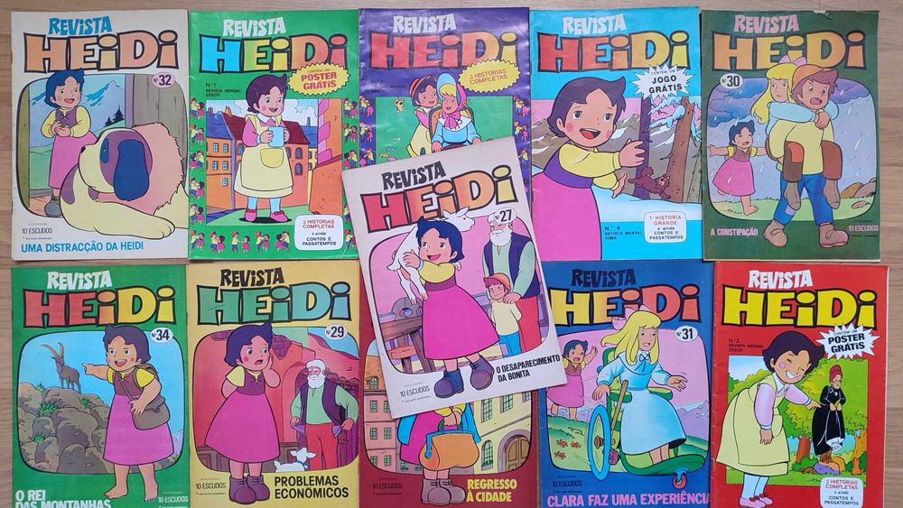 Heidi - revistas infantis (1976)