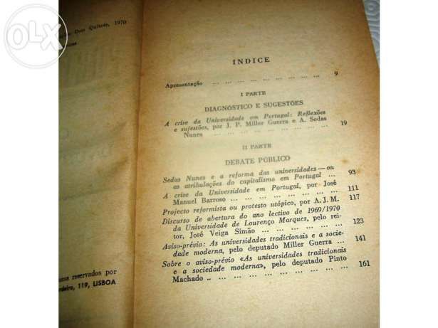 O problema político da universidade (adérito sedas nunes)
