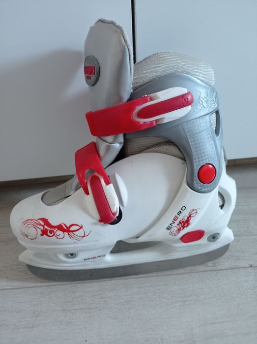 Łyżwy figurowe regulowane r.32-35