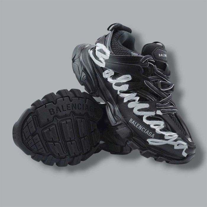 Кроссовки Balenciaga Track 1 Signature Black White ОРИГИНАЛ