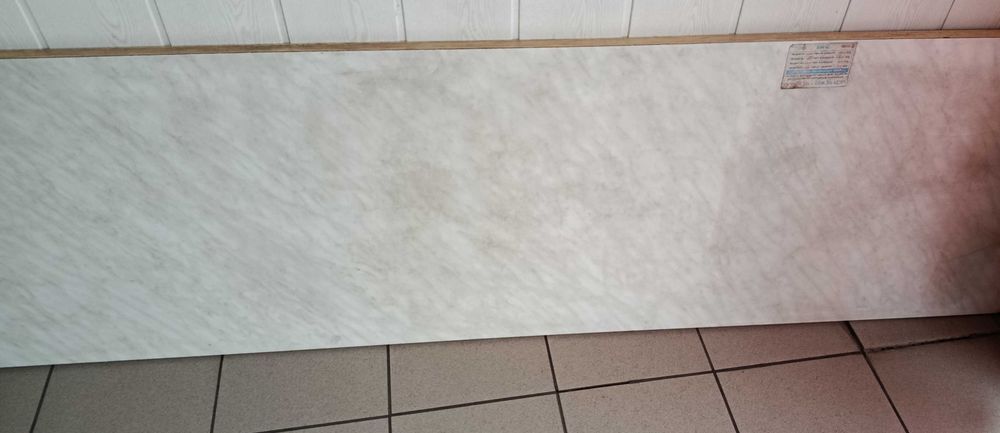Płyta wiórowa biała gruba blat biały duży 305cm x 60cm x 3cm