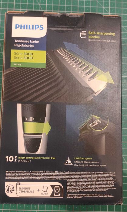 Philips Trimmer Series 3000 – 9 em 1 (barba, corpo, nariz e cabelo) - Nova