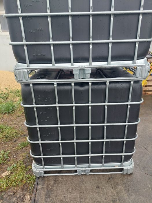 Zbiornik 1000 l czarny,mauser, mauzer