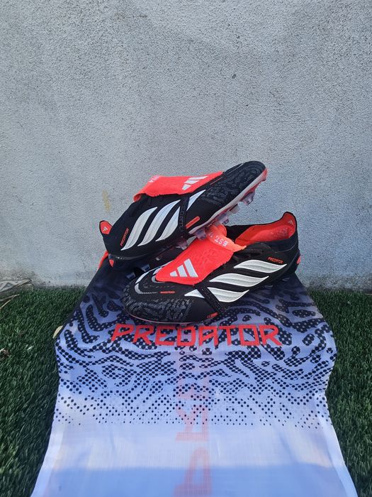Botas de futebol predator elite com língua dobrada- piso artificial