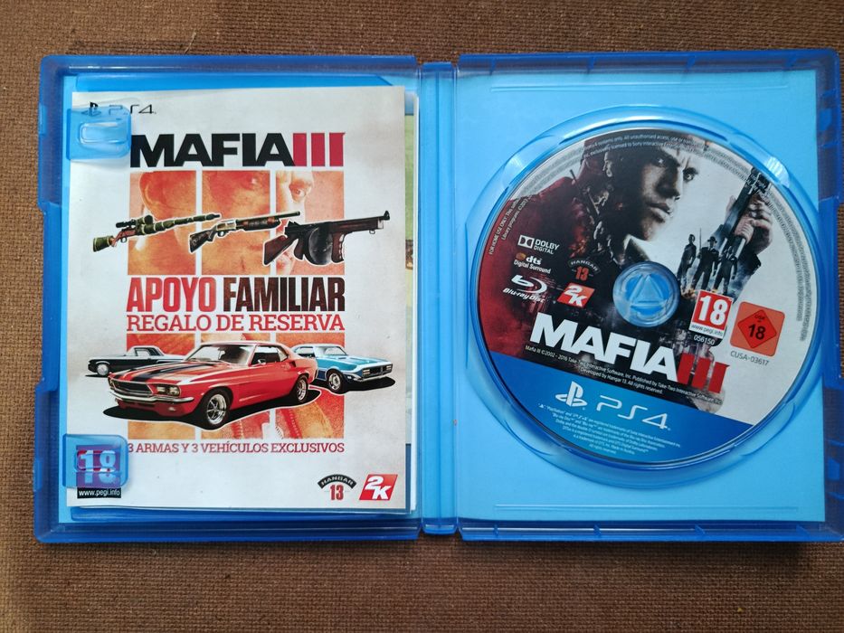 PS4 -  jogo Mafia 3
