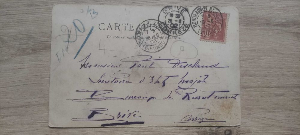 CCb pocztówka Francja - 3 boginie - Art nouveau / secesja