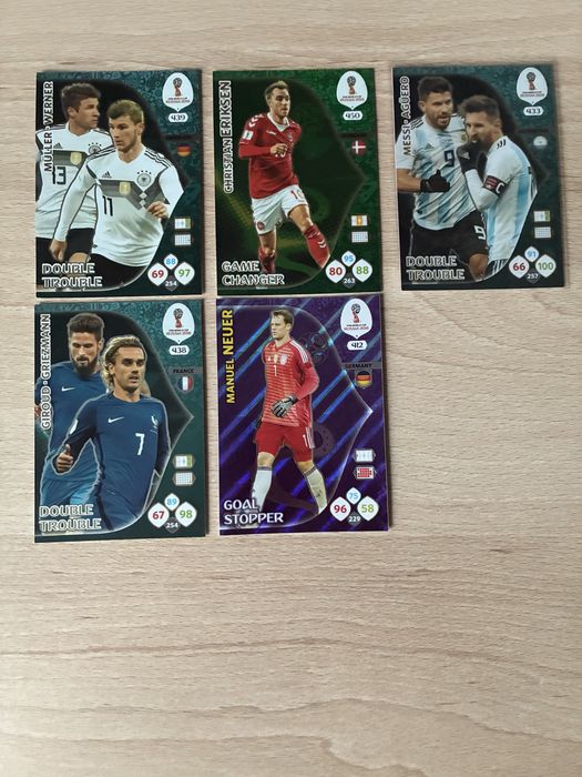 Karty piłkarskie kolekcjonerskie Panini Fifa 365 World Cup Russia 2018