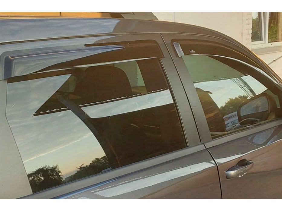 Вітровики для Dodge Journey Полікарбонат HIC (4 шт)