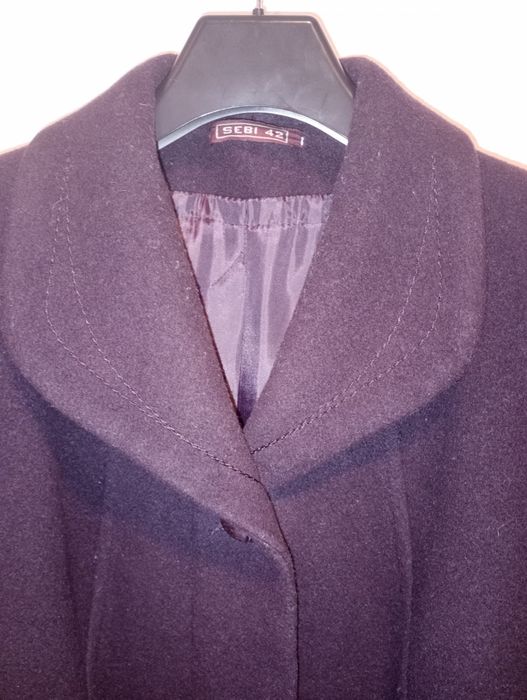 Długi płaszcz zimowy 42