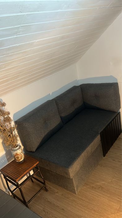 Sofa de canto novo com arrumação