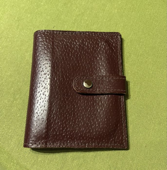 Винтажное портмоне из натуральной кожи