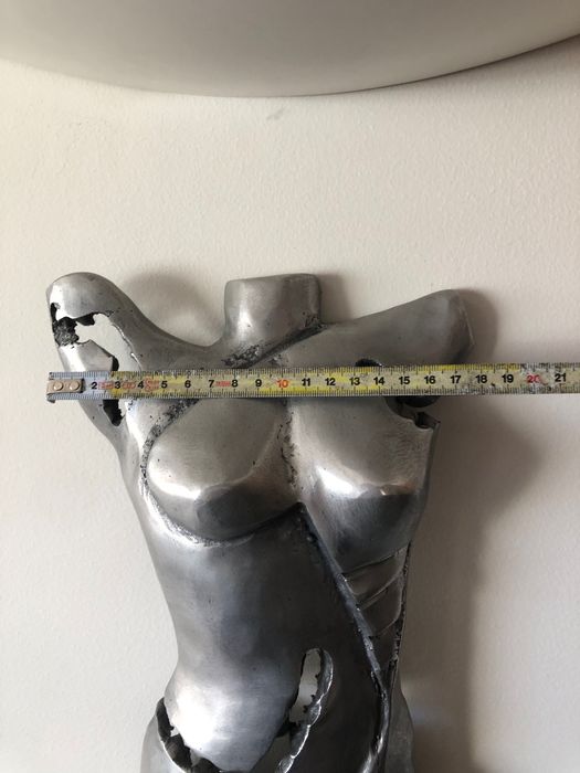 Arte de parede de torso feminino