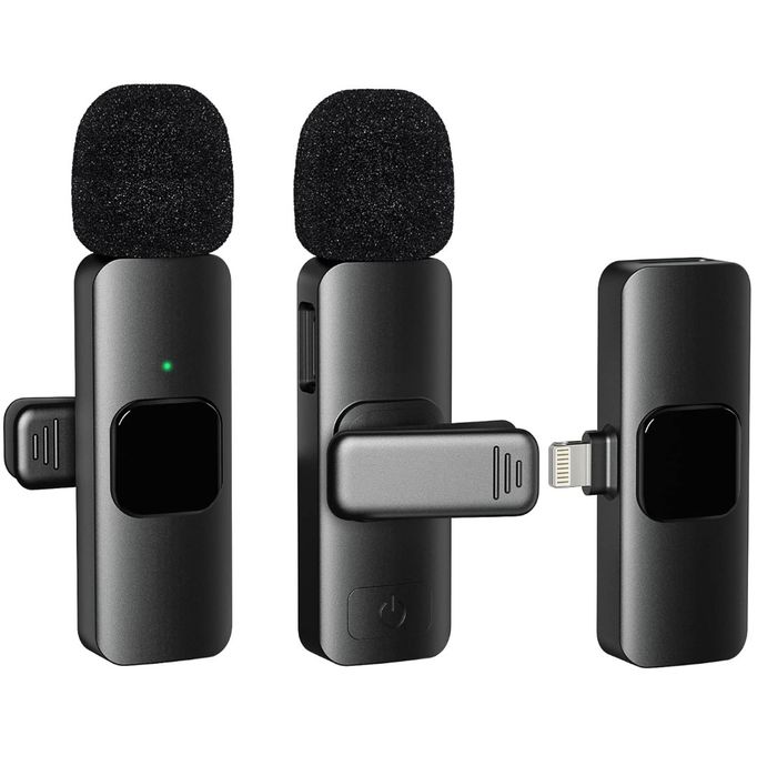 Bezprzewodowy mini mikrofon Lavalier do iPhone'a