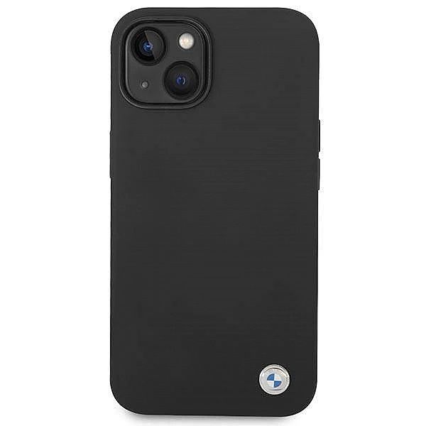 Etui BMW Silicone Metal Logo na iPhone 14 - czarne