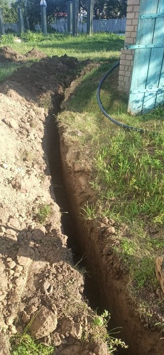 Послуги міні екскаватора, мініескаватор, траншеї, фундамент