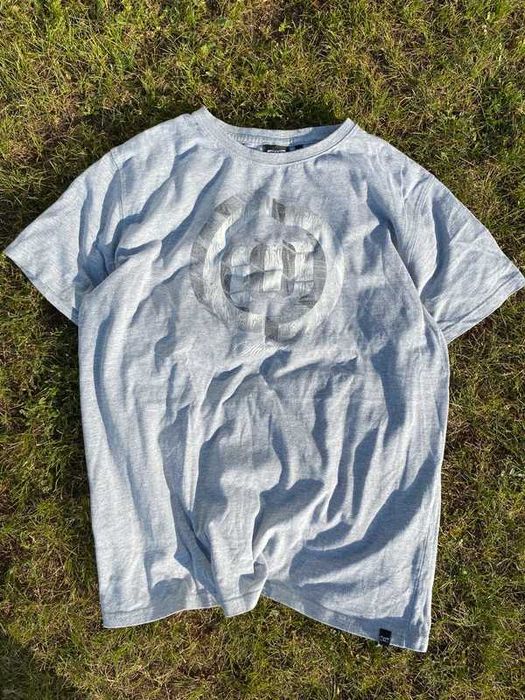Koszulka męska z nadrukiem Animal Basic XL 2XL grey tshirt lato