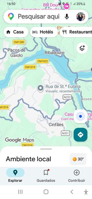 Terreno rústico em perfeita legalidade para fins agrícolas e pecuária junto à estrada de ligação à vila de Cinfães