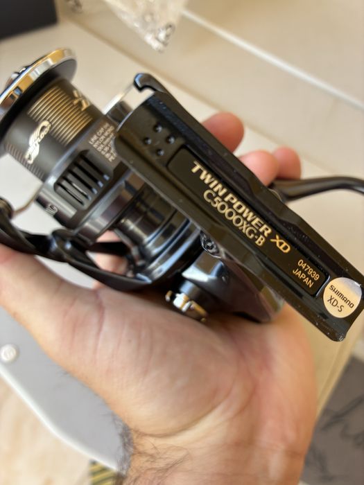 Carreto de spinning Shimano Twin Power XD C5000XG-B Como Novo — Usado 2x — Estado Irrepreensível — 340€ Fixo made in Japan