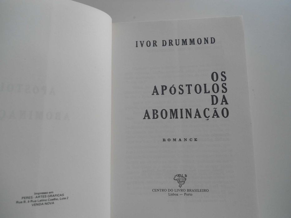 Apóstolos da Abominação por Ivor Drummond