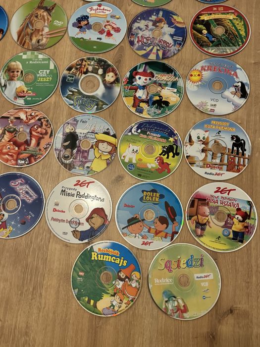 Zestaw bajek na płyty DVD CD