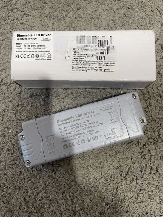 REYLAX Transformator LED Ściemnialny 24V 40W 1,67A (31)50