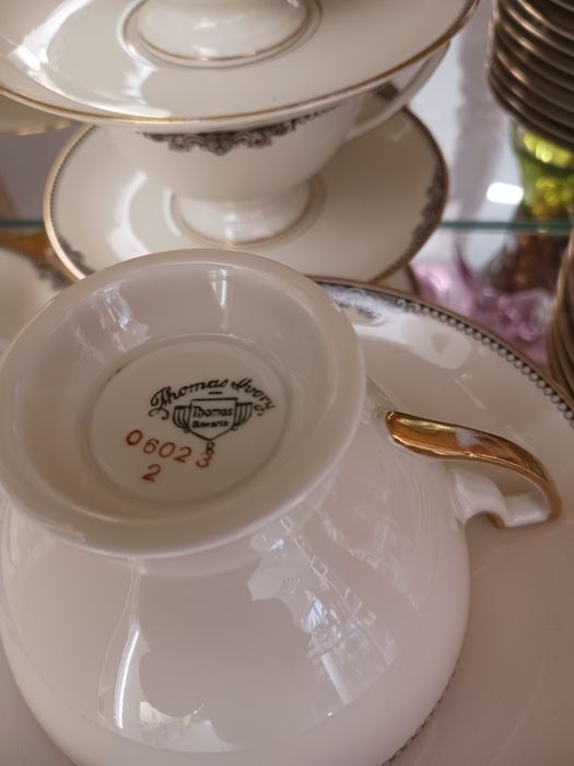 Thomas Ivory ecru elegancki serwis kawowy