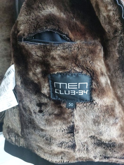 Продаю  турецьку чоловічу кожану куртку га меху