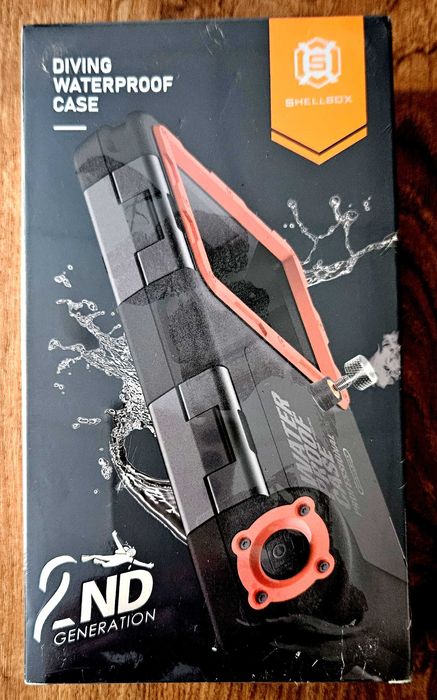 Etui SHELLBOX do telefonu, wodoszczelne, 15M do nurkowania