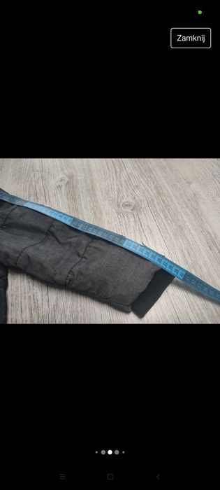 Topolino 98 kurtka chłopięca zimowa pikowana ocieplana polar kaptur