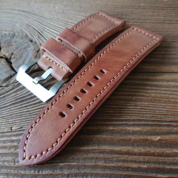 Pasek do zegarka Panerai 26 mm handmade skóra ręcznie robiony