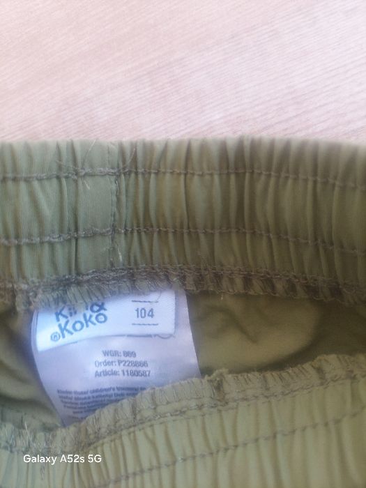 Spodenki 104 chłopięce zestaw
