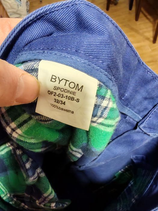 Niebieskie spodnie Bytom