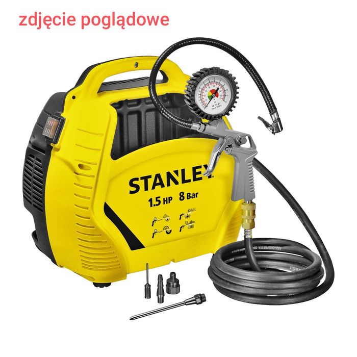 Kompaktowy kompresor z uchwytem marki Stanley Compressor Air Kit