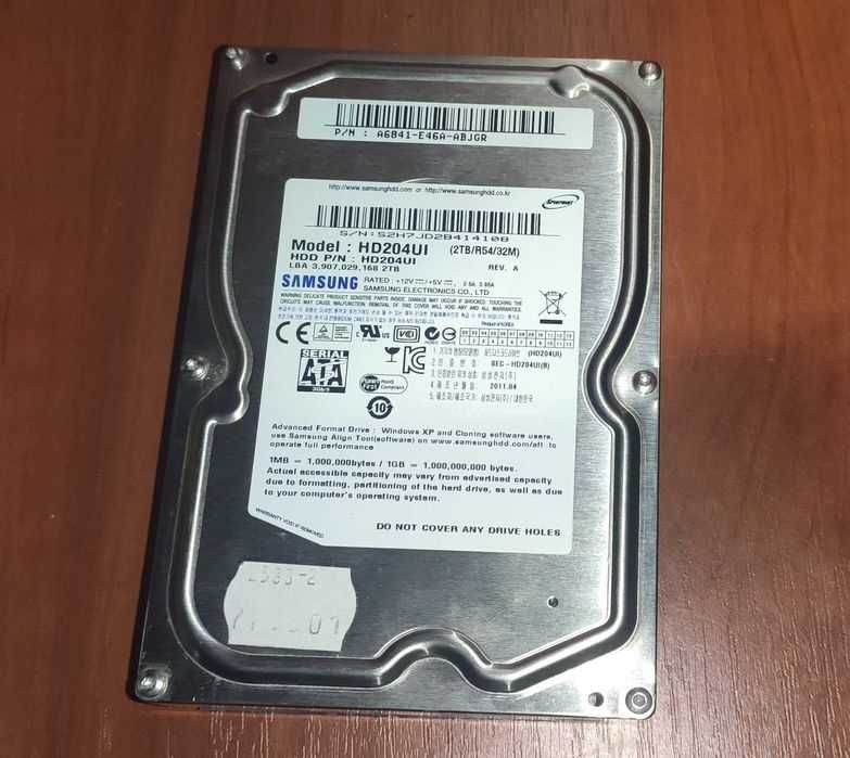 ТИХИЙ стабільний HDD 2TB, 2ТБ Samsung SpinPoint F4 EcoGreen 3,5" Sata3