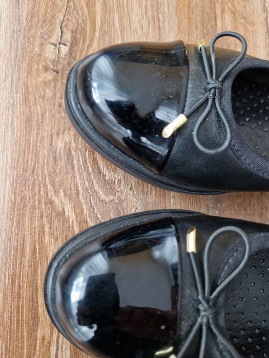 Czarne czółenka na platformie Ryłko RELAX, r. 40