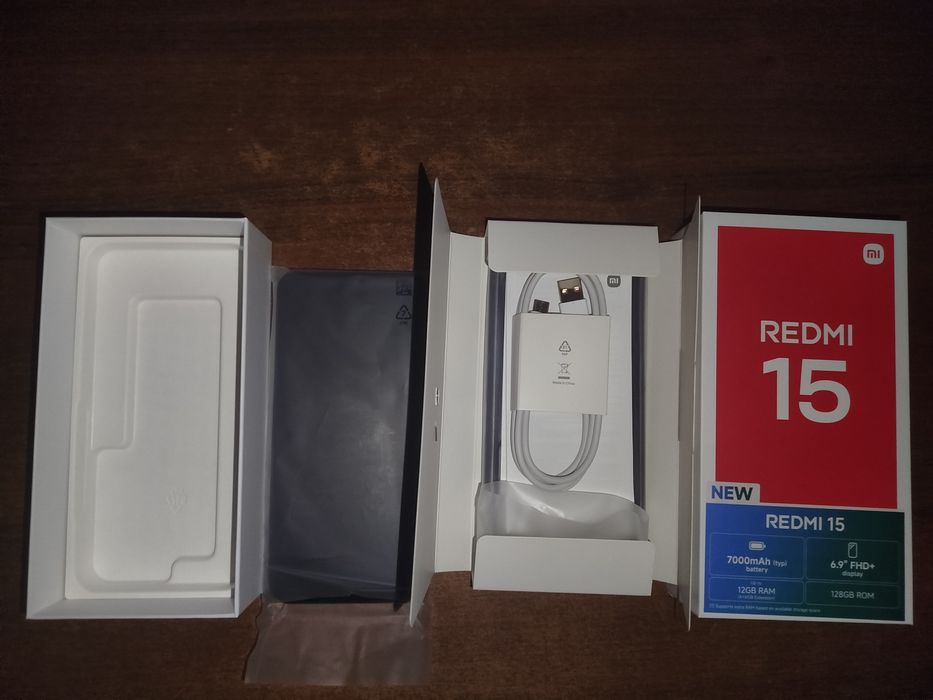 Xiaomi Redmi 15 12/128GB Titan Gray новий повна комплектація