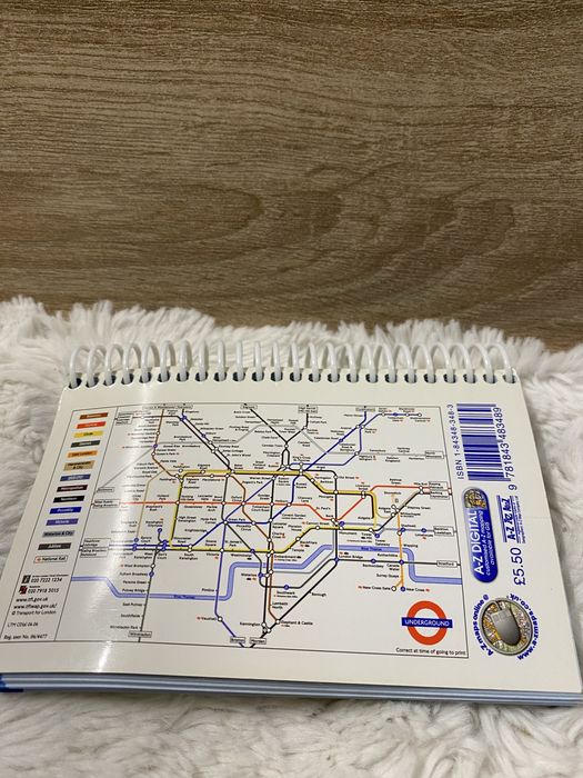 Mapa atlas London AZ mini