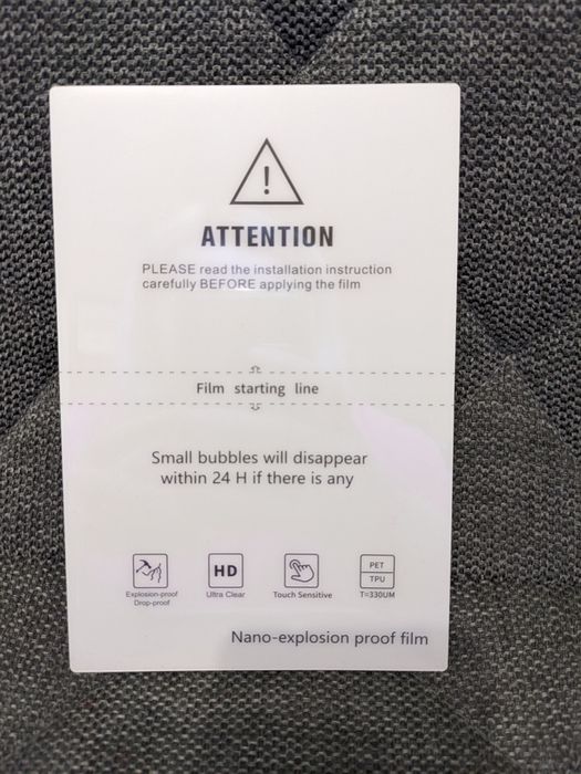 Проти ударна,броньована плівка!Захист для гаджетів, гідрогелева,HD,TPU