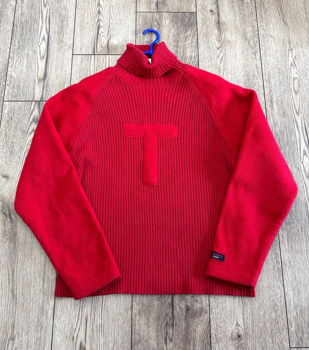 Sweter Tommy Hilfiger golf męski czerwony r. M
