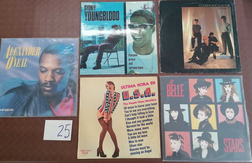 Vinis LPs, discos de vinil, lote 25; cada 5€