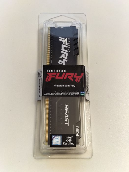 Pamięć Kingston Fury Beast DDR4 32 GB 3200MHz CL16 (KF432C16BB/32)