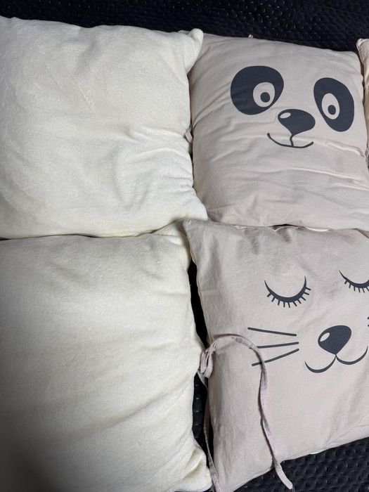 Подушки-бортики в дитяче ліжечко