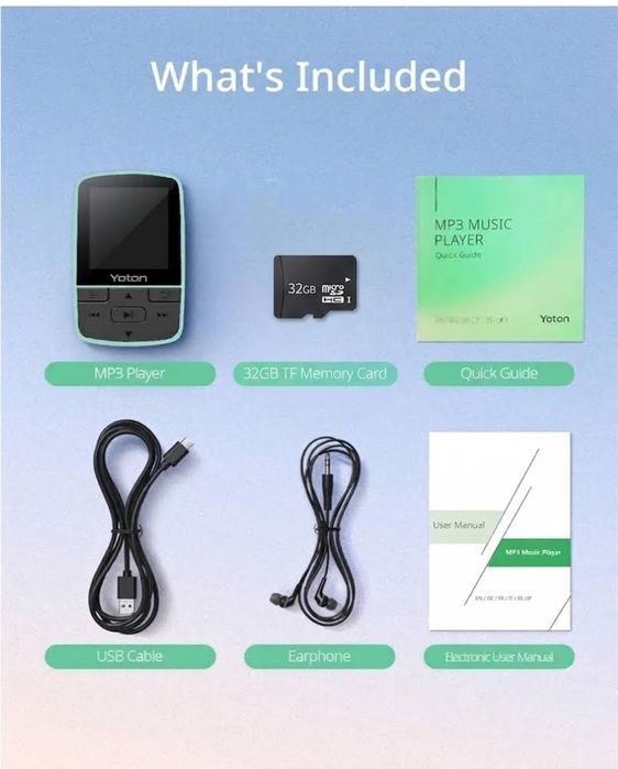 MP3-плеєр з Bluetooth 5.3